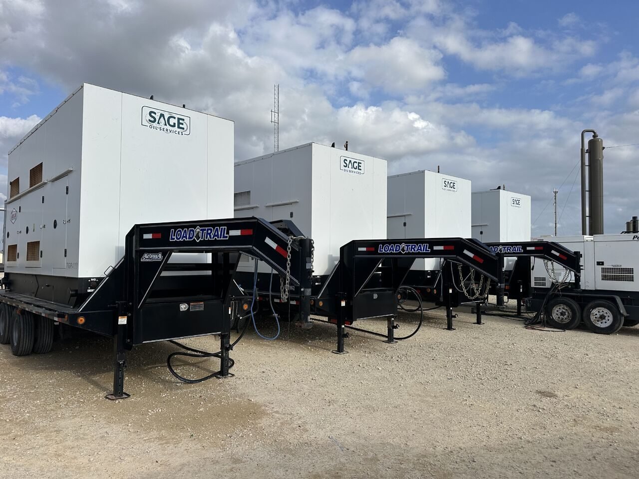 Sage rental generators on location